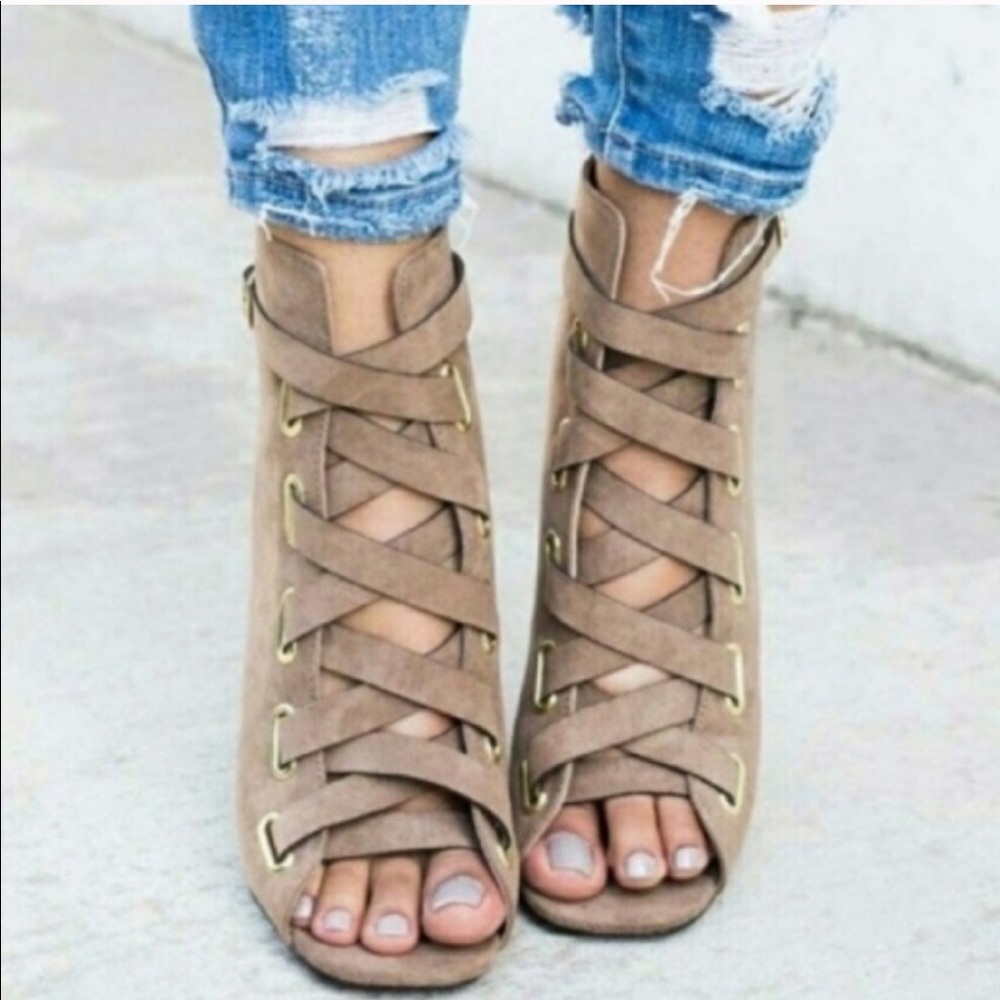 *Peep Toe Booties* - Picture 2 of 7